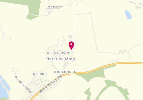 Plan de Prodépannages, Kermorvan, 29340 Riec-sur-Belon