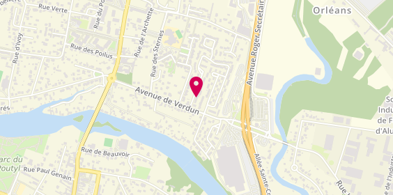 Plan de ITS Plomberie Chauffage, 50 Rue des Vanneaux, 45160 Olivet