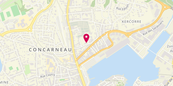 Plan de Ap Plomberie Chauffage, 25 Rue Dupetit-Thouars, 29900 Concarneau