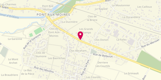 Plan de GARNIER Laurent, 745 avenue de Pont Aux Moines, 45430 Mardié