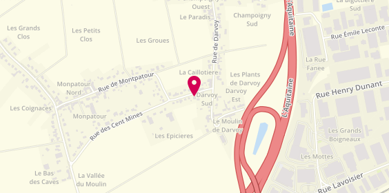 Plan de Alpha-Plomberie SOS chauffe eau, 120 Rue de Montpatour, 45140 Ingré
