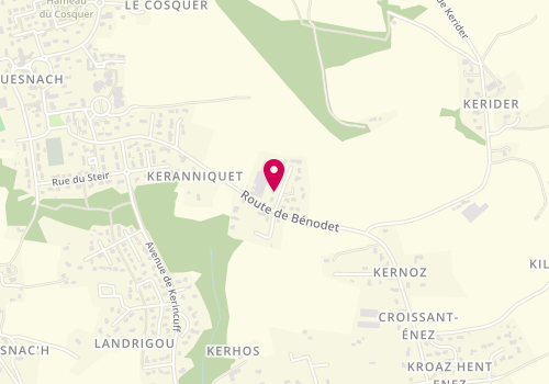 Plan de FER Dominique, 93 Route de Bénodet, 29950 Gouesnach