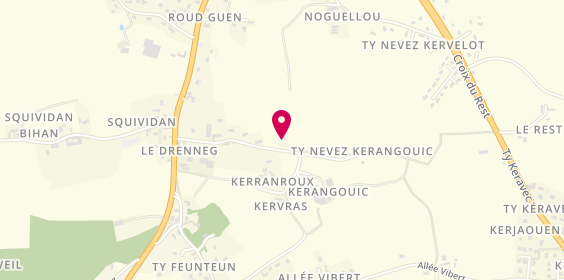Plan de CARADEC Adrien, 17 Route Kerangouic, 29950 Clohars-Fouesnant