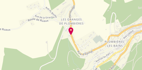 Plan de Entreprise Chanteranne Lepaul, 367 Rue d'Epinal, 88370 Plombières-les-Bains