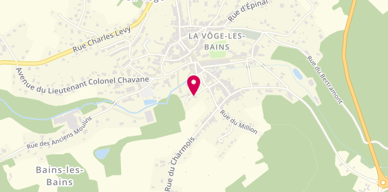 Plan de M Meghez Plomberie Chauffage Couverture, 1 Rue de la Pavée, 88240 La Vôge-les-Bains