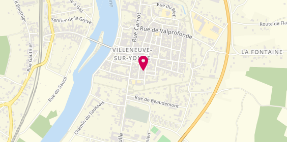 Plan de ACE Milbert Frères, 9 Rue Lemoce Fraix, 89500 Villeneuve-sur-Yonne