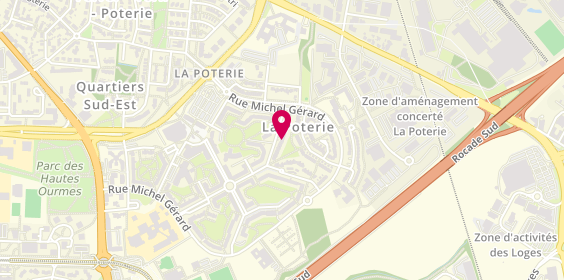 Plan de Artisan Breton Assistance Dépannage, 33 Rue Baudri de Bourgueil, 35200 Rennes