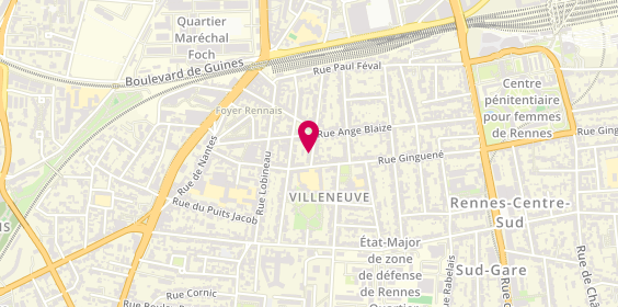 Plan de GRANGE Philippe, 32 Rue André Desilles, 35000 Rennes