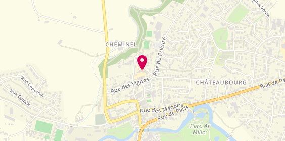 Plan de VS Plomberie, Rue des Rochers, 35220 Châteaubourg