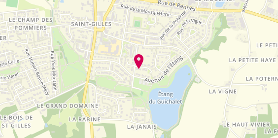 Plan de Atouts Faire, 4 impasse du Gros Chêne, 35590 Saint-Gilles