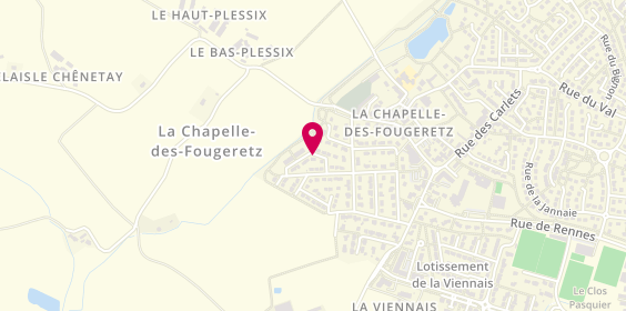 Plan de VIRGINET Romain, 5 Rue Rocher, 35520 La Chapelle-des-Fougeretz