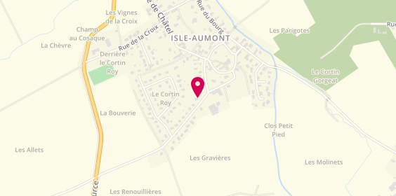 Plan de Martial Plomberie, 2 Rue du Cortin Roy, 10800 Isle-Aumont
