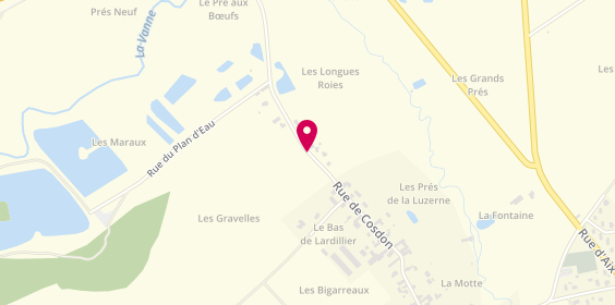 Plan de Les Macons-Plombiers du Pays d'Othe, 46 Rue Cosdon, Bis, 10160 Paisy-Cosdon