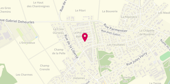 Plan de 2c2t, 6 Rue Gilbert Bécaud, 10430 Rosières-près-Troyes