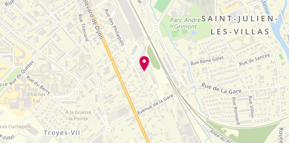 Plan de Ac2S, 22 Rue des Philippats, 10800 Saint-Julien-les-Villas