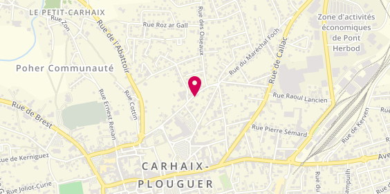 Plan de Troadec, 18 Rue de Bazeilles, 29270 Carhaix-Plouguer