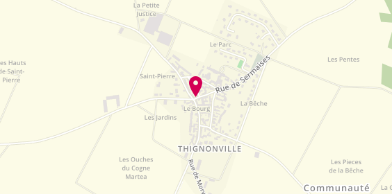 Plan de 2MPC - Plomberie Chauffage, 2 Rue de Sermaises, 45300 Thignonville
