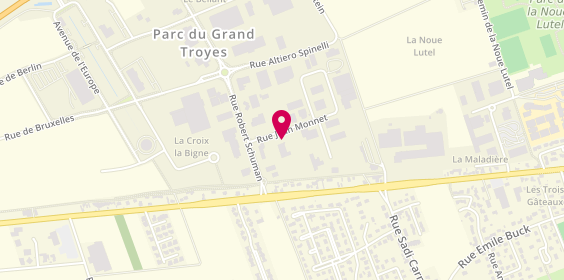Plan de Conat Services, 8 Rue Jean Monnet, 10300 Sainte-Savine