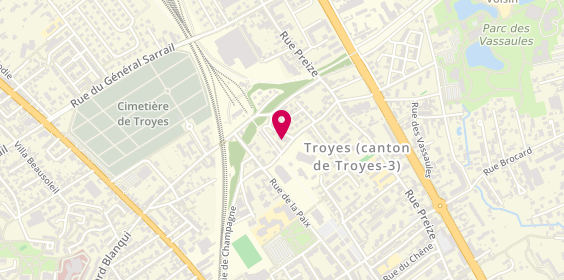 Plan de Entreprise Alain Gartiser, 9 Rue de la Basse Charme, 10000 Troyes