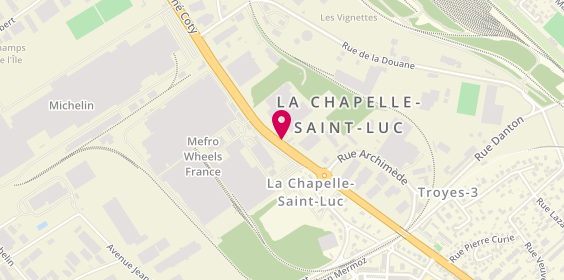 Plan de P D C, 8 Avenue du President Rene Coty, 10600 La Chapelle-Saint-Luc