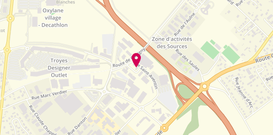 Plan de Fardet SAS, 2 Rue de la Fontaine, 10150 Creney-près-Troyes