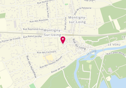 Plan de Bannery Grapperon ETS, 8 Rue des Corvées, 77690 Montigny-sur-Loing