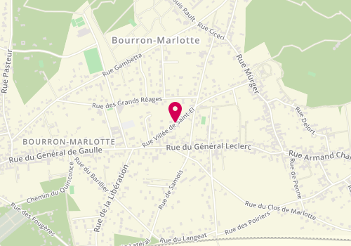 Plan de SARL Ferreira, 16 Rue Villée de Saint El, 77780 Bourron-Marlotte