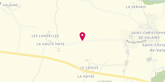 Plan de Ets Rouanet Christophe, 5 la Haute Haye, 35140 Saint-Christophe-de-Valains