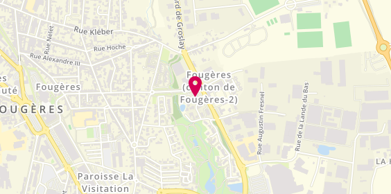 Plan de SAS Dubois Lebreton, 30 Boulevard de Groslay, 35300 Fougères