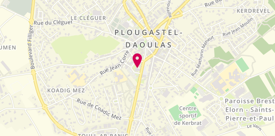 Plan de Etablissements Kerbrat, Bât N5 Treastel, 29470 Plougastel-Daoulas