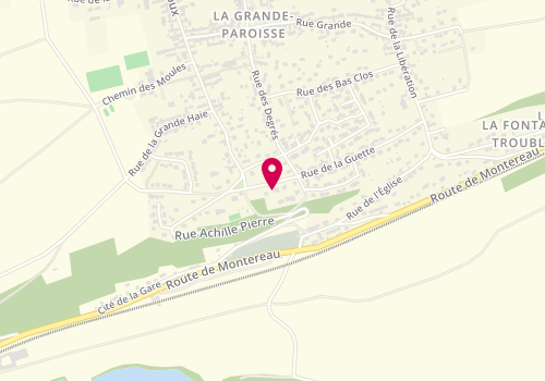 Plan de Lbl Plomberie Chauffage Climatisation, 8 Rue de la Guette, 77130 La Grande-Paroisse