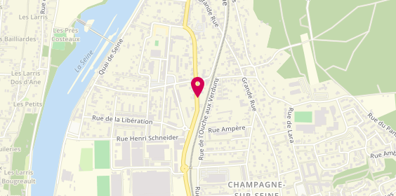 Plan de Calypso Plomberie, 130 Rue General de Gaulle, 77430 Champagne-sur-Seine
