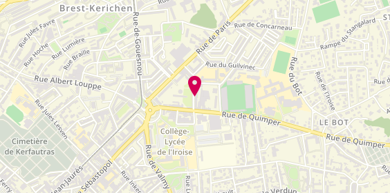 Plan de Fc Plomberie Chauffage, 5 Rue d'Ouessant, 29200 Brest