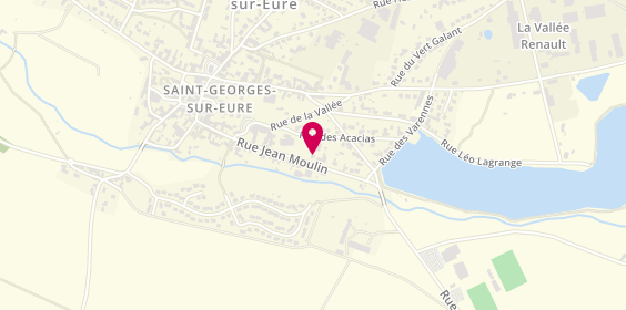 Plan de Abc Depannages, 15 Rue Jean Moulin, 28190 Saint-Georges-sur-Eure