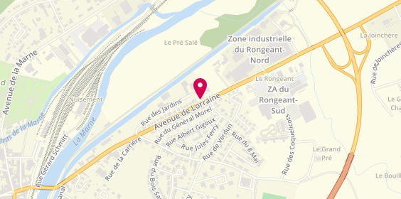 Plan de Delta Chauffage, 48 avenue de Lorraine, 52300 Joinville