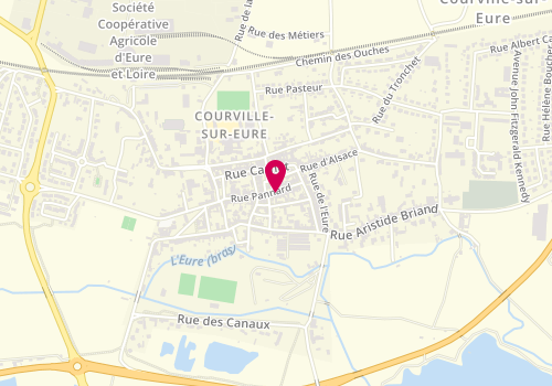 Plan de Serge Debossage, 46 Rue Pannard, 28190 Courville-sur-Eure