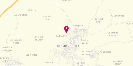 Plan de Bonnet Patrick, 5 Rue du Haut du Bois, 54290 Brémoncourt