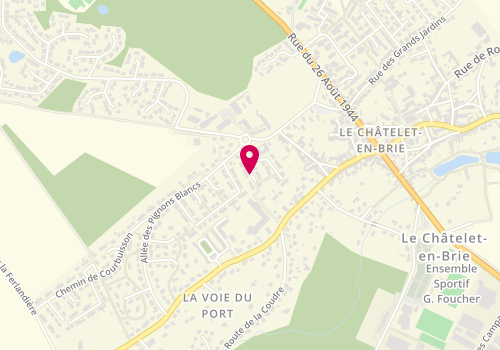 Plan de LT Plomberie Chauffage, 8 Chemin Bergerie, 77820 Le Châtelet-en-Brie