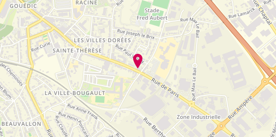 Plan de BRUNET Jean-François, 53 Rue Dr Eugene Rahuel, 22000 Saint-Brieuc