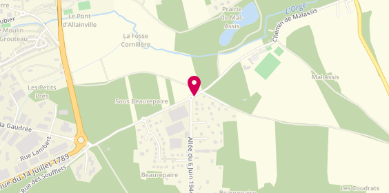 Plan de Paulo Probat, 2 Chemin de Beaurepaire, 91410 Roinville