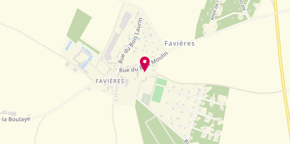 Plan de Aqua Flasch, 6 Route Bois Moulin, 28170 Favières