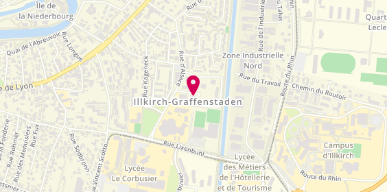 Plan de Dsp Dépannage Sanitaire et Plomberie, 1 Rue de Provence, 67400 Illkirch-Graffenstaden