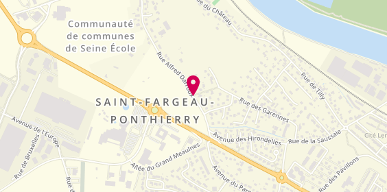 Plan de Bequet Plombier, 235 Rue Alfred Darroux, 77310 Saint-Fargeau-Ponthierry