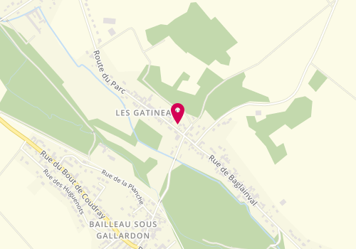 Plan de RIBAUTE David, 28 Bis Route du parc Lieu-Dit Les Gatineaux, 28320 Bailleau-Armenonville