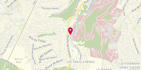 Plan de Au Courant, 14 Route de Carhaix, 29600 Saint-Martin-des-Champs