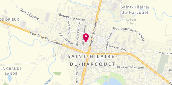Plan de Leprieur, 11 Rue Bergerette, 50600 Saint-Hilaire-du-Harcouët