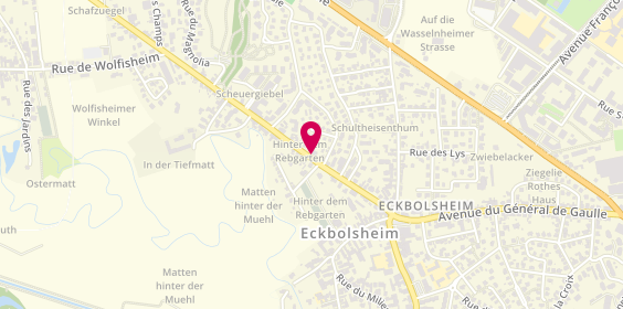 Plan de Rouge et Bleu: Sanitaire, chauffage, climatisation, 90 avenue du Général de Gaulle, 67201 Eckbolsheim