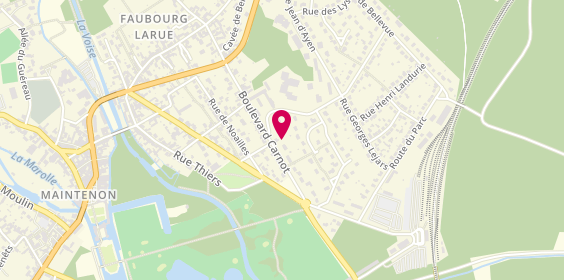 Plan de Philippe Ravasson Plomberie Chauffage, 13 Boulevard Carnot, 28130 Maintenon
