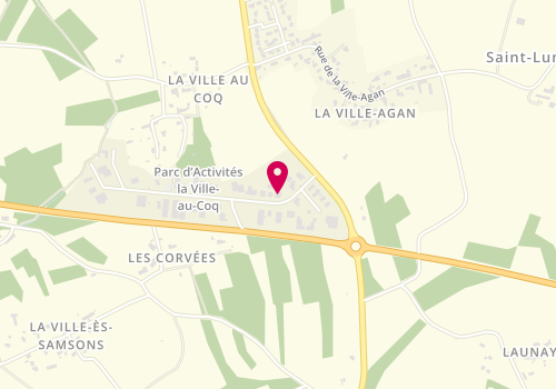 Plan de C. Collet, Zone Artisanale la Ville au Coq, 35800 Saint-Lunaire