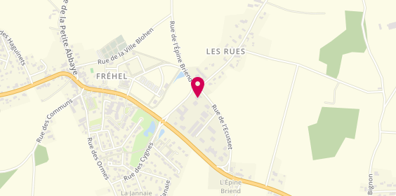 Plan de Bruno Angely, Zone Artisanale de La
Rue de la Grenouillère, 22240 Fréhel